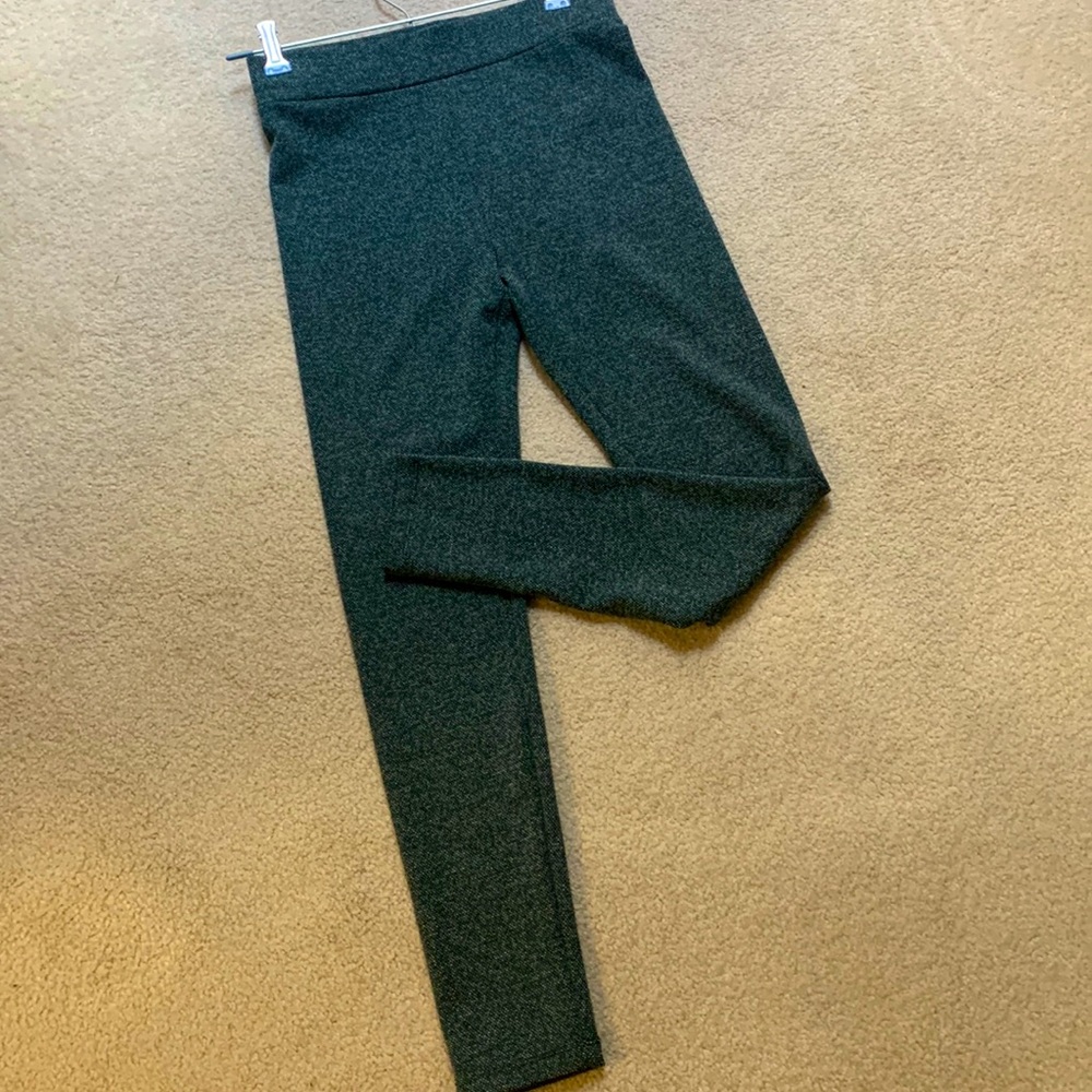 Loft, Lou & Grey, green tweed leggings Size S